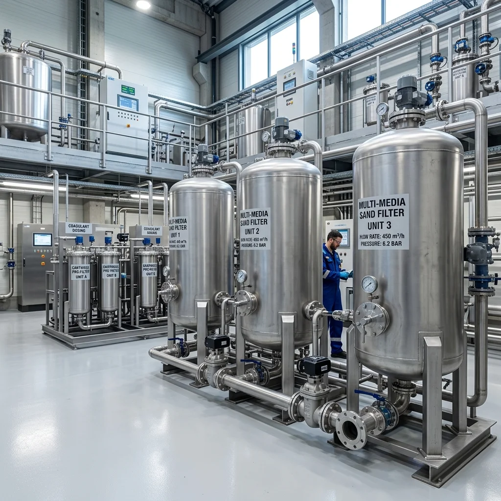 ระบบกรองหยาบและตกตะกอน (Pre-Filtration)